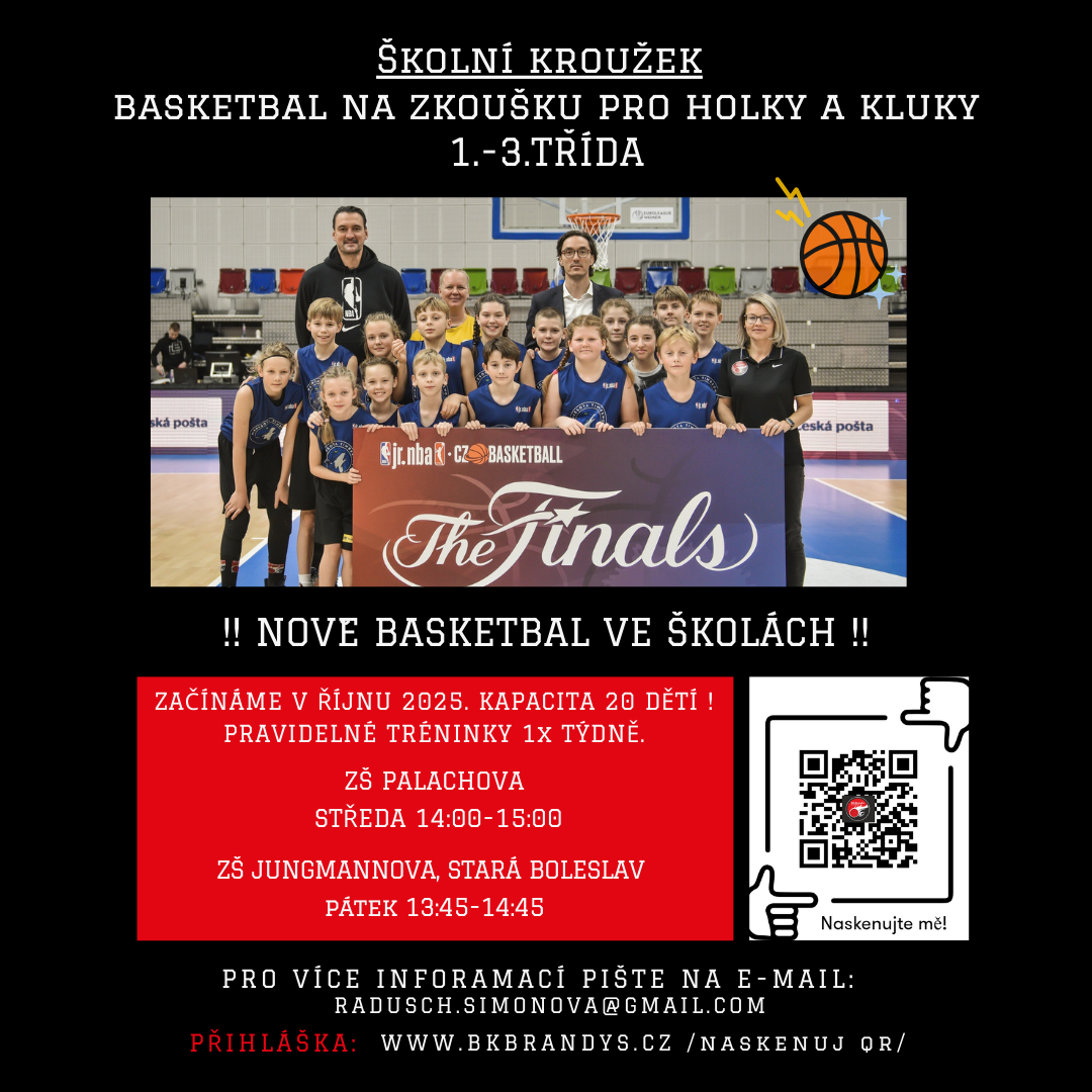 Školní kroužek basketbal na zkoušku pro holky a kluky 1. 3.TRˇÍDA