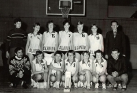 1968, Vítěz XII. ročníku turnaje mládeže v košíkové (v Praze).  Mladší dorostenky, Slávia Brandýs n.L.  